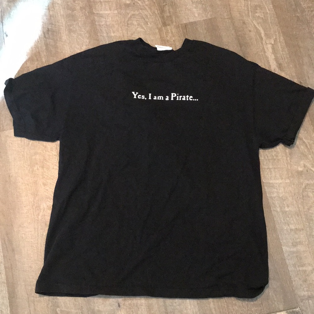 Margaritaville Cozumel Black Yes I Am A Pirate T-shirt size XL skull crossbones